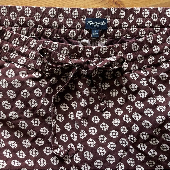 Madewell Track Trousers Coin Tile Flower Print - Picture 5 of 9